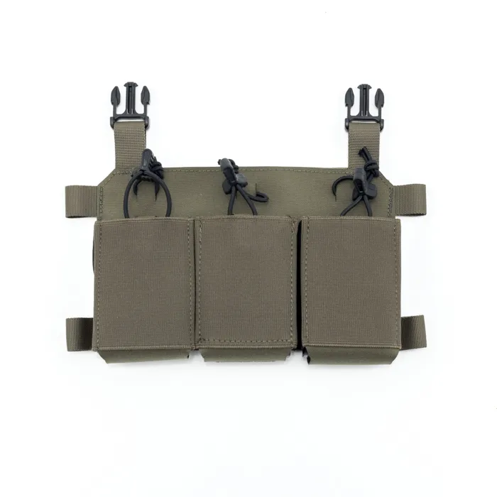 [TPC_TRMP_MP2-2-3-RG] Thorax Triple Rifle Mag Placard w/ MP2 (Ranger Green) Haley Strategic