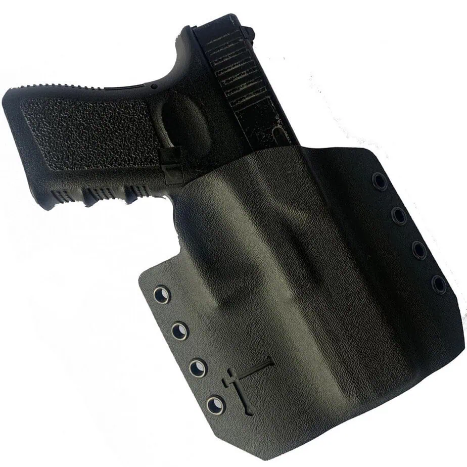 [OWBPLPG26-LH] OWB Kydex PLP Holster Glock 26 (Black) (Links)