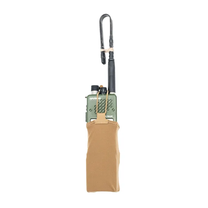[TPC_CS_PRCP-1-1-COY] Thorax Chicken Strap Radio Pouch (Coyote) Haley Strategic