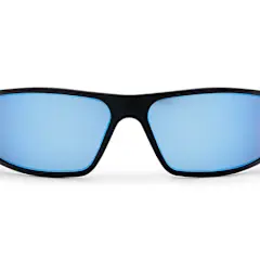Magnum OPz (Optimized Polarized) Glasses Black Cerakote w/ Silver Logo Gatorz(Blue Mirror OPz)