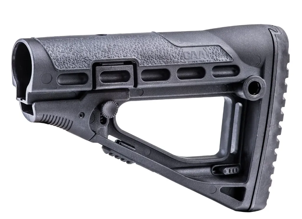 SBS Skeleton Style AR Stock (Black) - CAA Tactical
