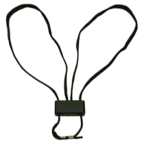 Disposable Textile Handcuffs 5-Pack (Black) ESP