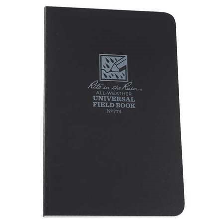 [RITR-774] Soft Cover Book 11.7x17.7cm (Black) Rite In The Rain