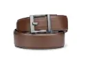 Brown Leather Garrison Belt G2 Buckle 24'' - 44"