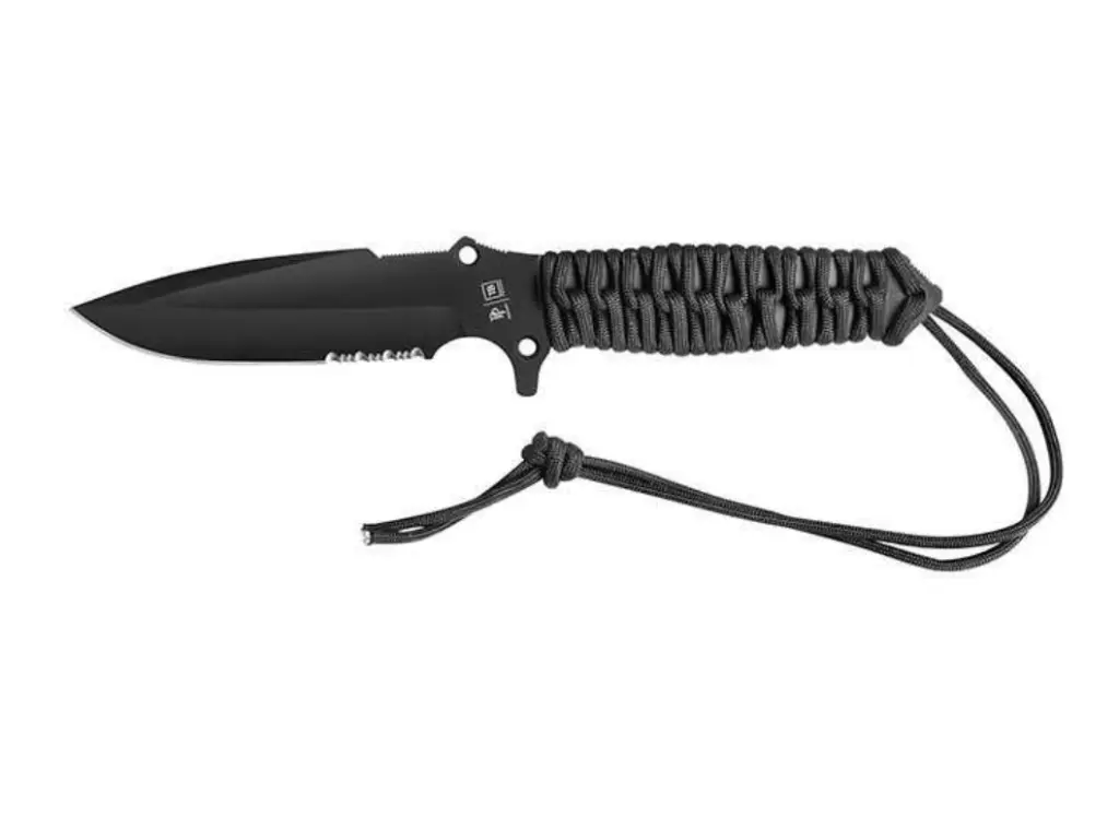 Maraudeur Paracord 550 Serration + Etui Kydex TB Outdoor (Black)