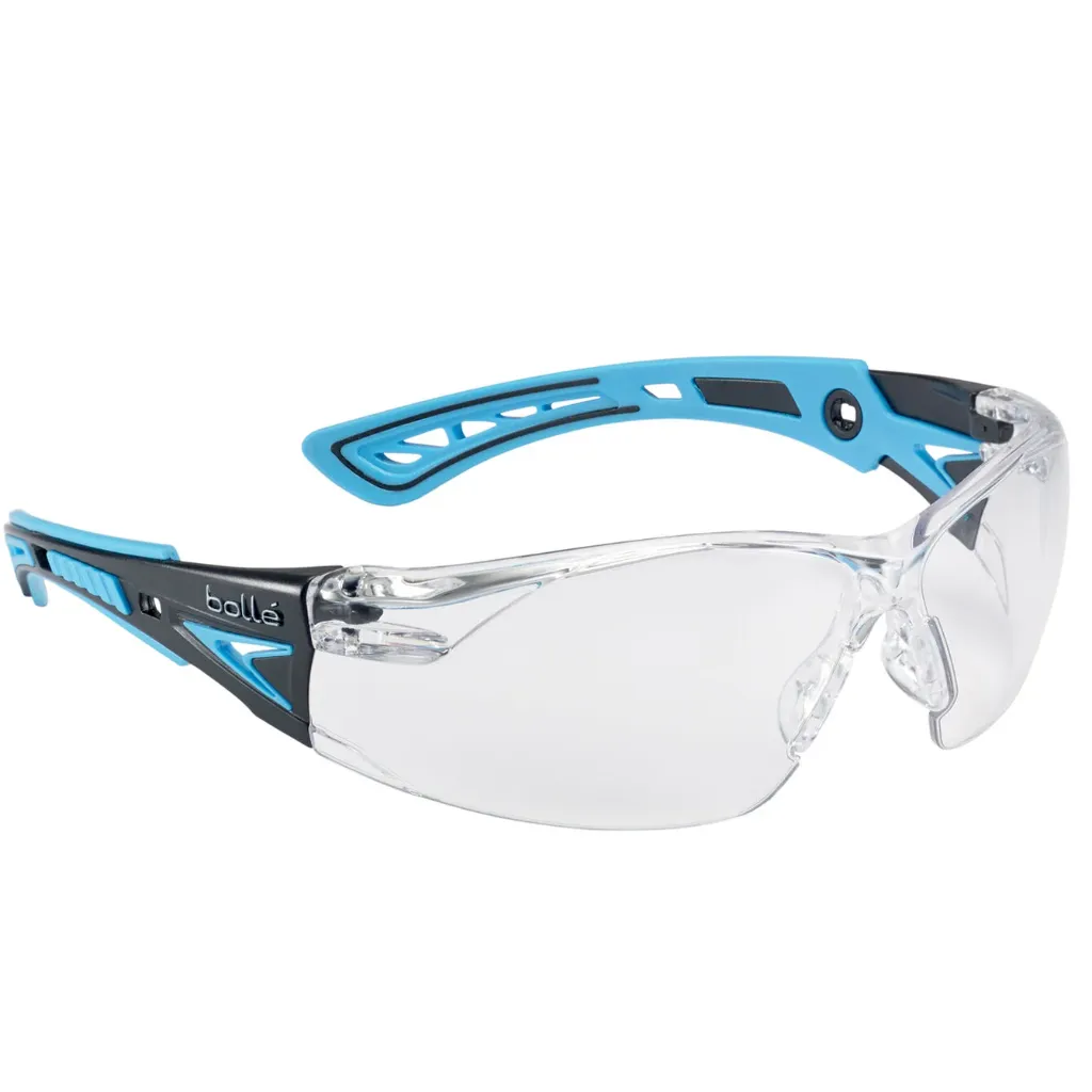 [RUSHPPSIB] Bolle Rush+ Clear Lens Glasses (Blue/Black)