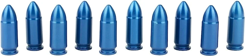 A-Zoom 9mm Luger Snap Cap Blue (Pack of 10)