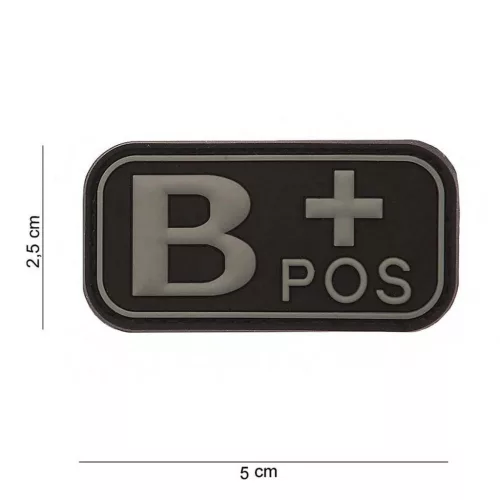 Bloodtype Patch  (Glow in the Dark) (O NEG-)