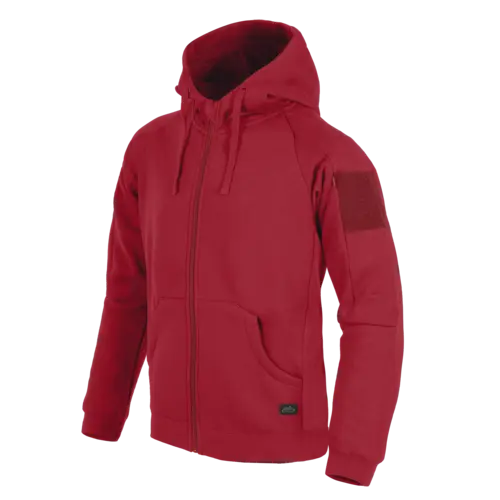 Urban Tactical Hoodie Lite FullZip (Red) Helikon-Tex