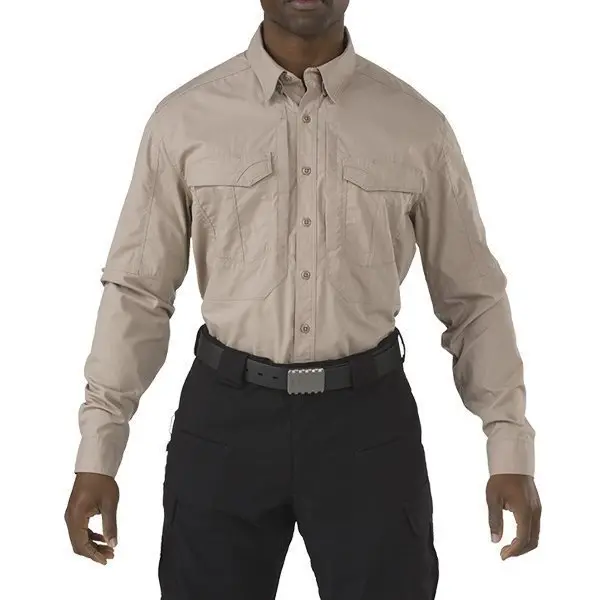 Stryke Long Sleeve Shirt (Khaki) (S)