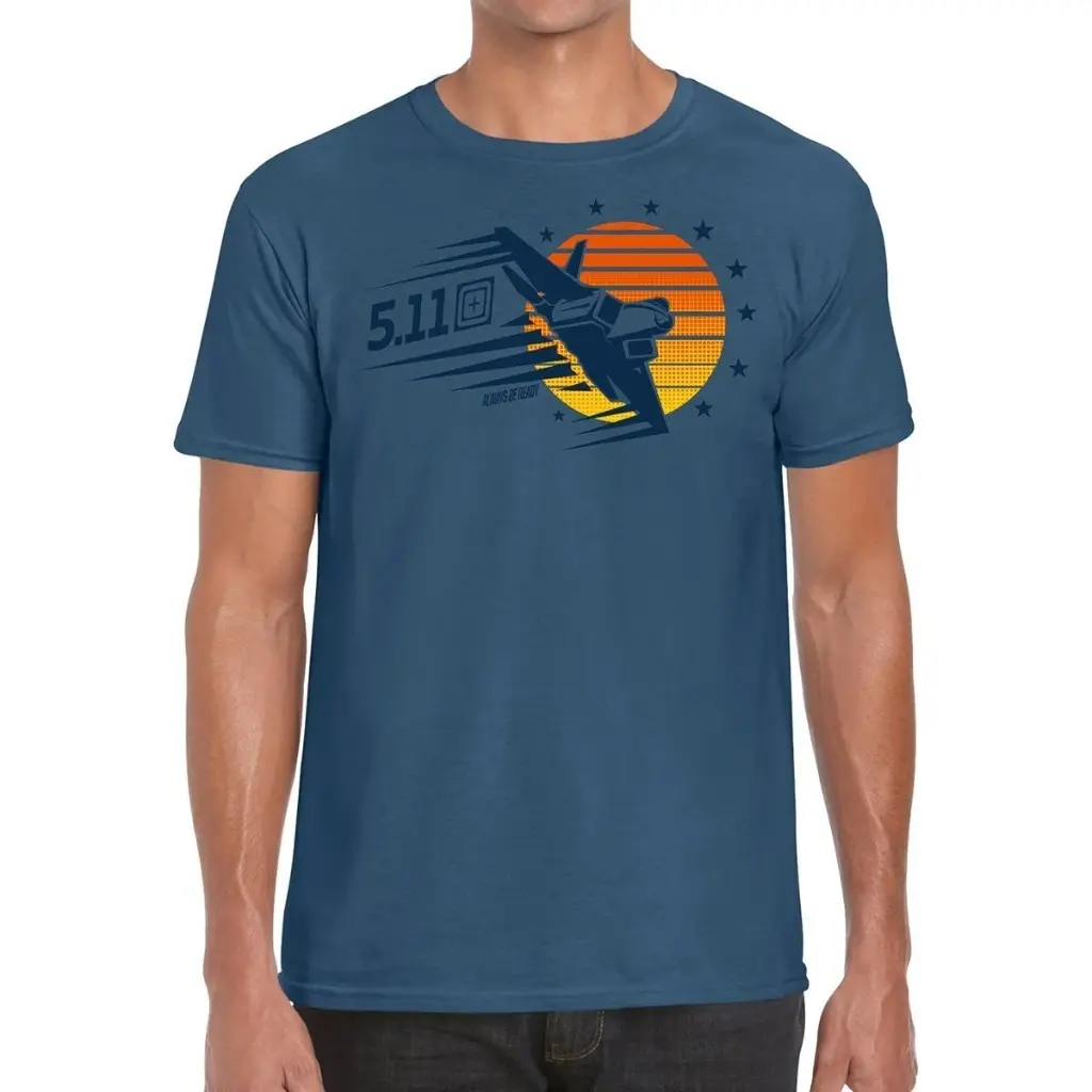 Sunset Firepower 2020 T-Shirt (Indigo) - 5.11 Tactical (S)