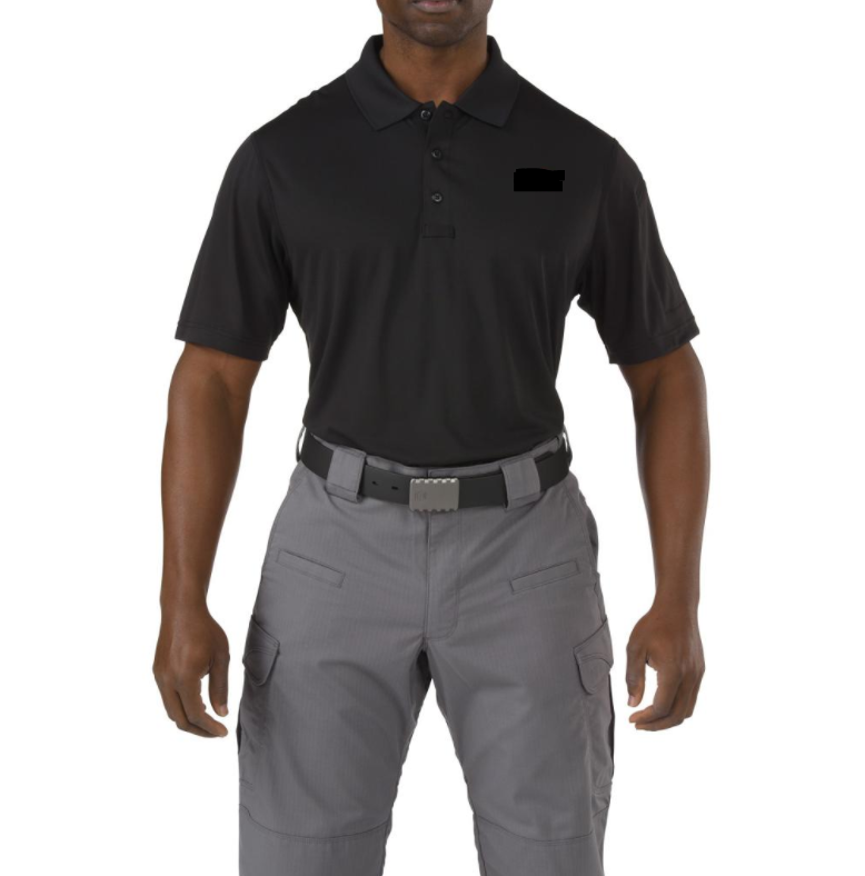 Corporate Pinnacle Short Sleeve Polo (Black) (M)