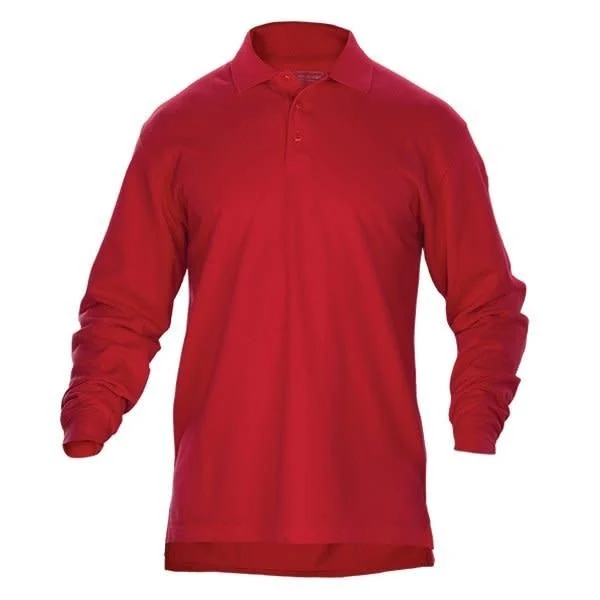 Professional Long Sleeve Polo (Range Red) (XS)