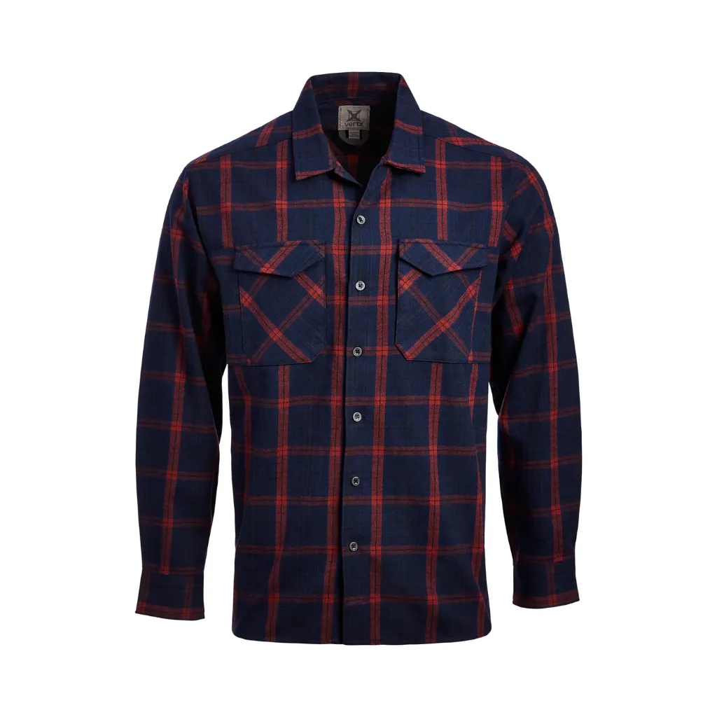 Canyon Valley Flannel (Midnight Clay Plaid) (S)
