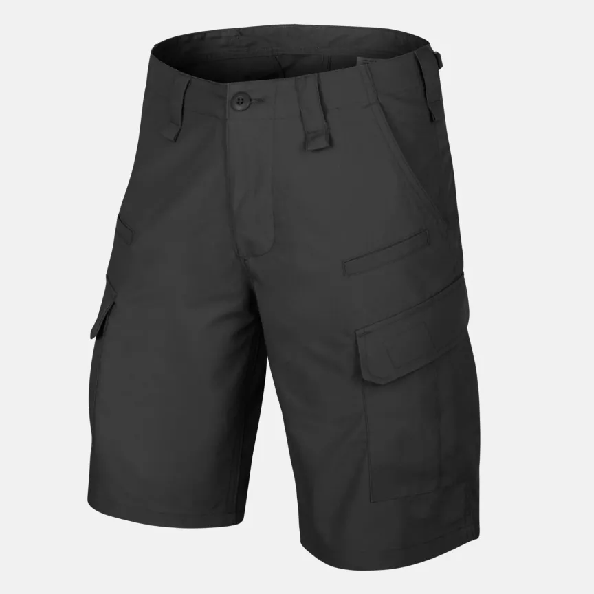 CPU Shorts - PolyCotton Ripstop (Black) Helikon-Tex (S/R (30/32))