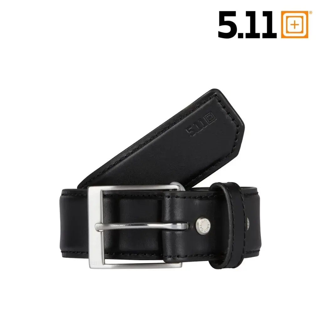 [59501.019] 5.11 Tactical 1.5" Casual Leather Belt (Black) (S)
