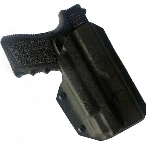 OWB Kydex Holster Glock 19 + XC-1 (Black) - TRB Holsters (Linkshandig)
