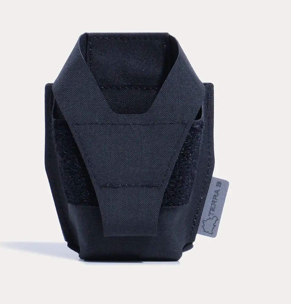 Hinged Handcuff Pouch (Black) - Terra B