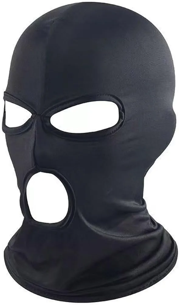 Cagoule 3 Trous (Noir)