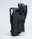 Rapid Force Level III Duty Holster for S&W M&P9 2.0 - Mid Ride Belt Slide - Large Light