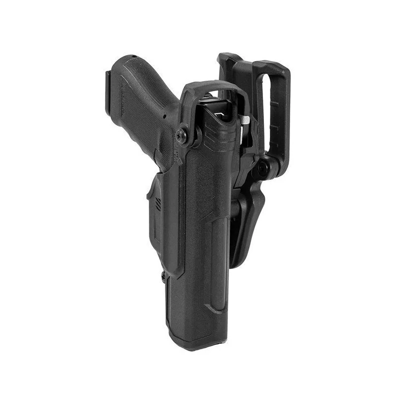 [44N500BKL] T-Series L3D NB (No Light) Holster for G17/19  (Black) Blackhawk (Left)
