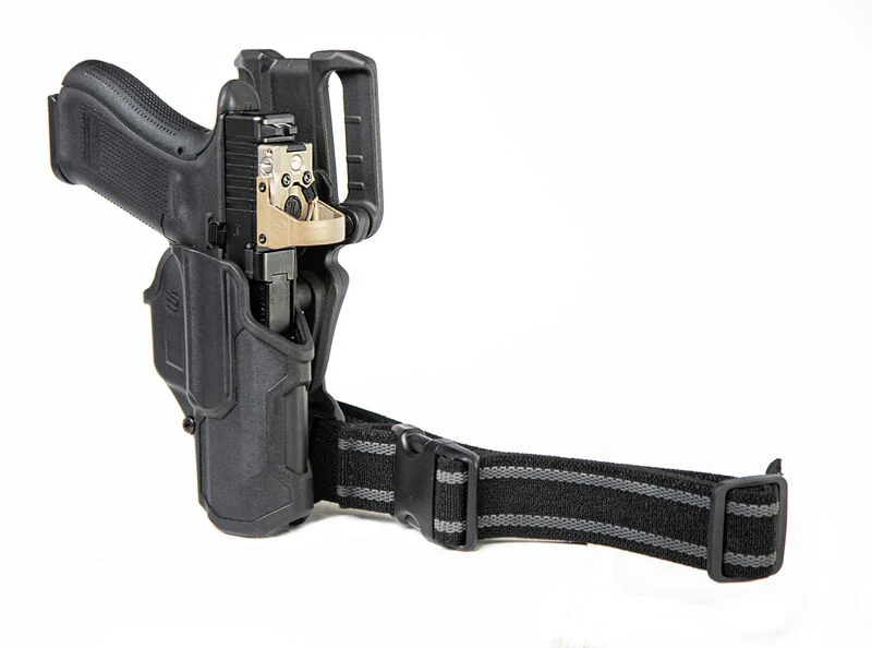 [411700BKR] T-Series L2C Overt Holster for Glock 17 (Black) Blackhawk (Rechts)