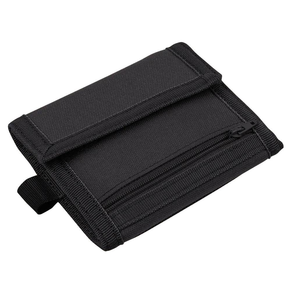 [235-002] Vault Tri-Fold Wallet (Black)