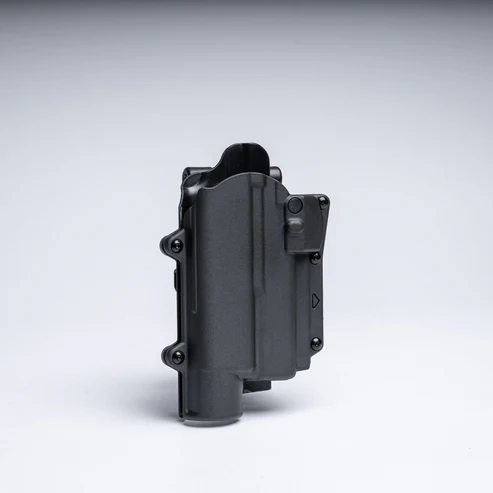 Rapid Force Level II Duty Holster for Glock 17/19/45 MOS - Paddle - Large Light (Black) Alien Gear