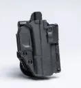 Rapid Force Level II Duty Holster for Glock 19/19X/45 MOS - Paddle - No Light (Black) Alien Gear