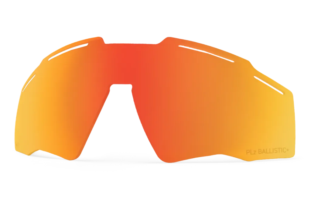 Blastshield B2 Replacement Lenses Gatorz - ANSI Z87+ Smoke Polarized w/Sunburst Mirror w/Anti-Fog