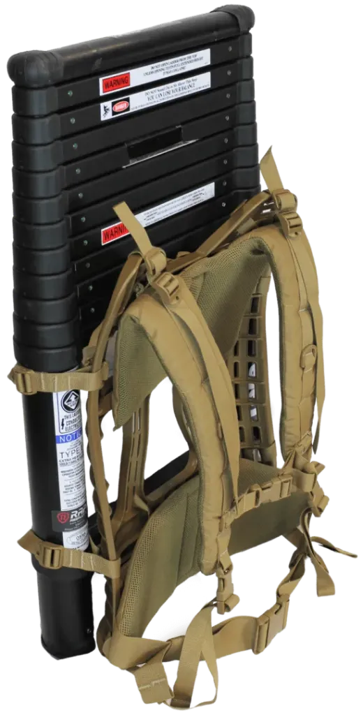[TLX16-LP] 16'' Tactical Ladder Telescoping w/ Ladder Pack - Rapid Assault Tools