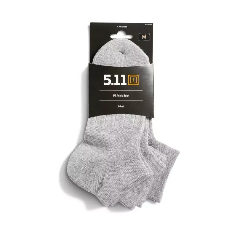 3 paires de chaussette de sport courte grise 5.11