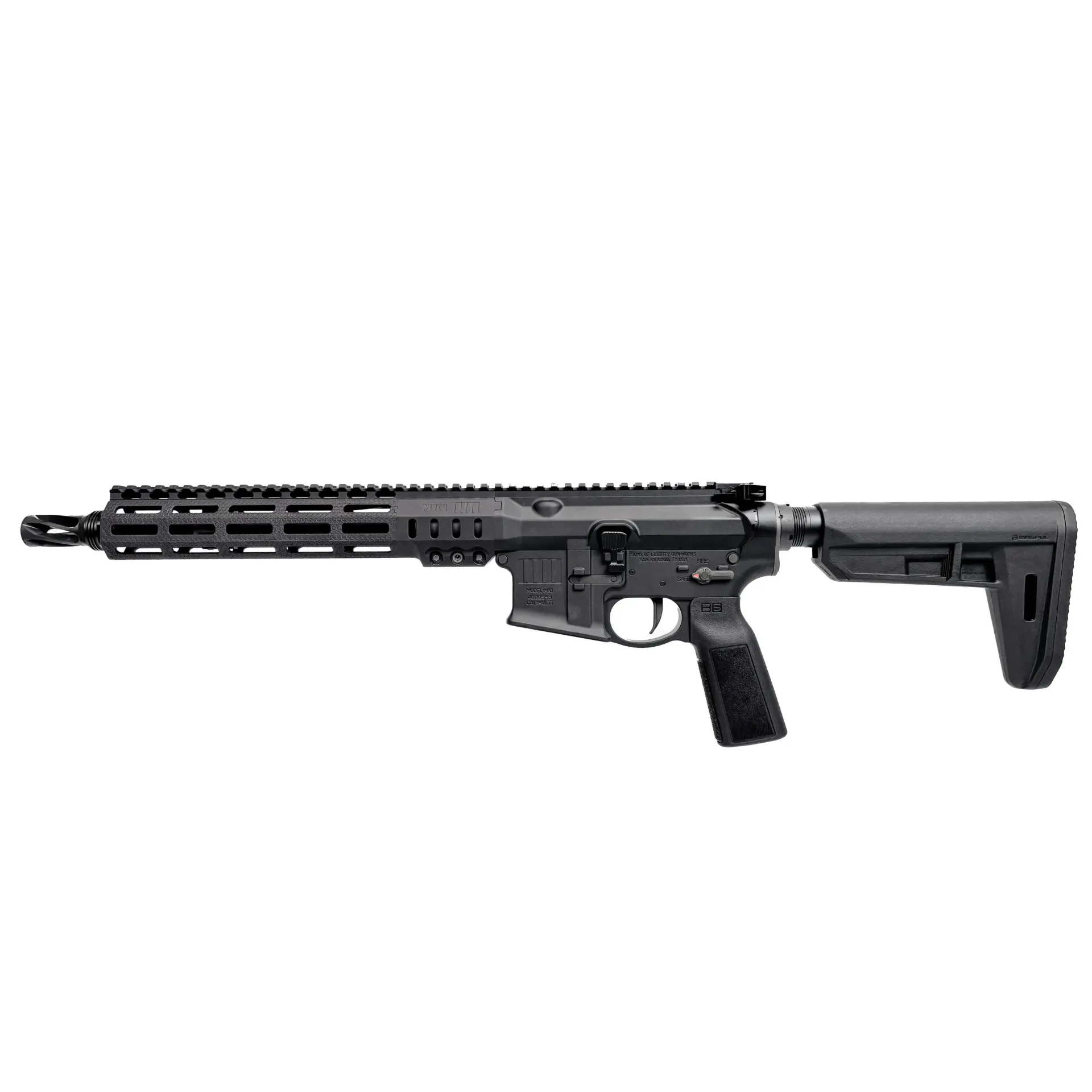 MK1 CAR SBR (NFA) - 11.5" 5.56 P3 CL Barrel - 10.75" MK1 Cable Management Rail (Anodized Black) Sons of Liberty