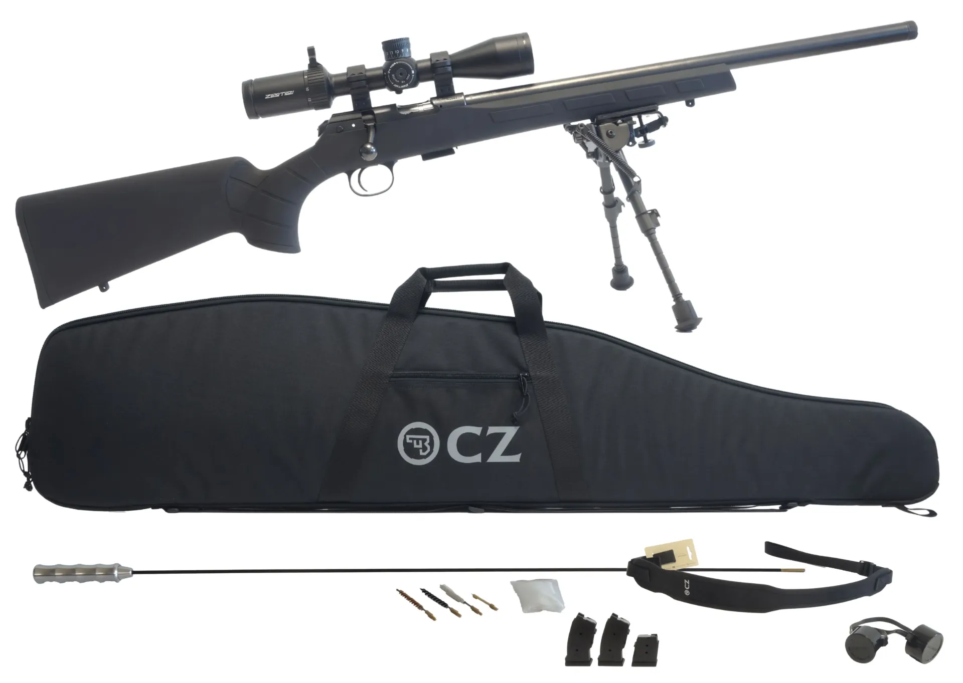 Carabine CZ-457 VARMINT Synth 20'' 1/2x20 Cal 22LR (Pack) - CZ