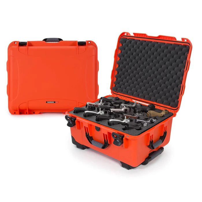 [950S-080OR-0A0-17085] NANUK 950 15 UP Gun Case (Orange)