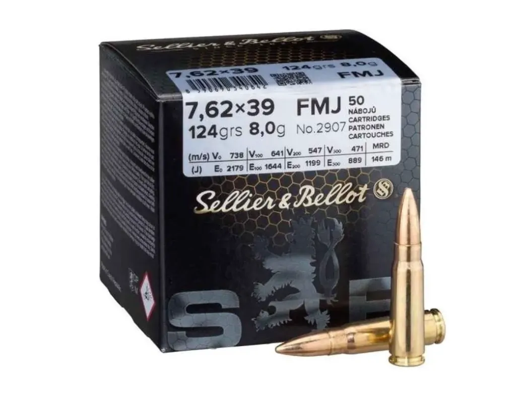 Sellier & Bellot 7,62x39 124gr
