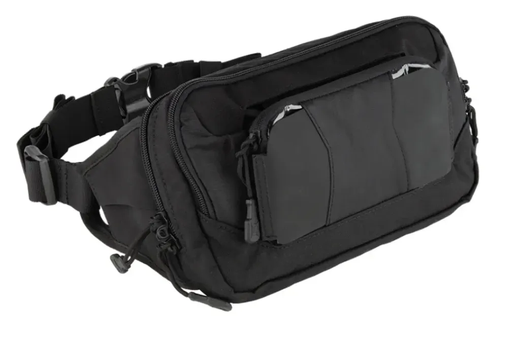 S.O.C.P.  Tactical Fanny Pack (Black) - Vertx