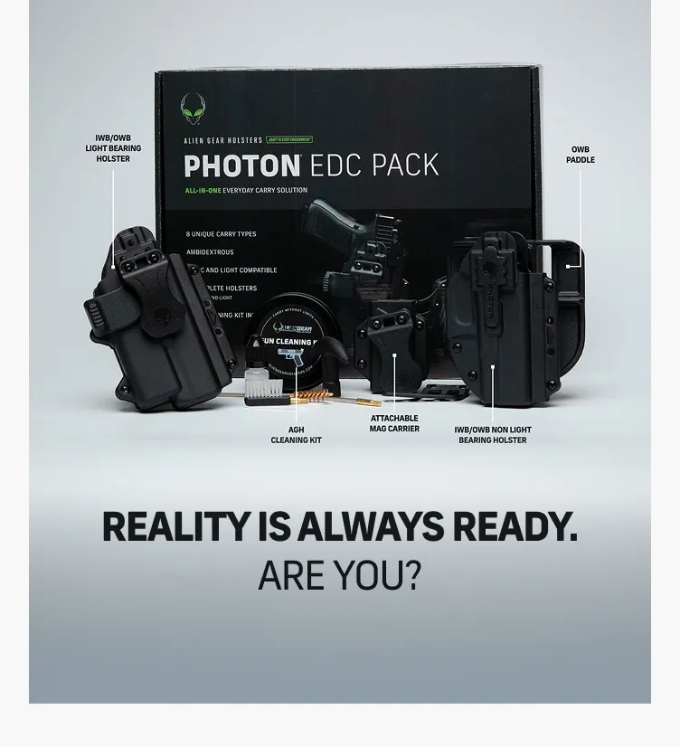 [PHO-0057-BK-EDC] Photon EDC Pack For Glock 19/45 (Black) Alien Gear