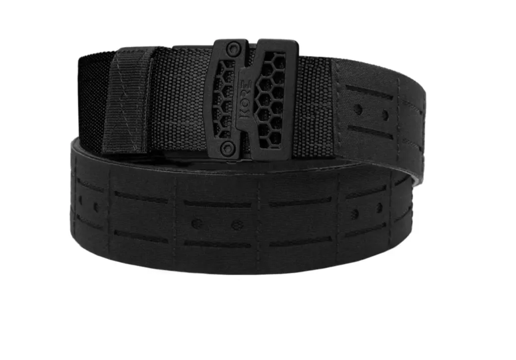 B1 Black Battle Belt (Complete Kit) Laser Cut  24 -48 Reinforced Inner Belt KORE