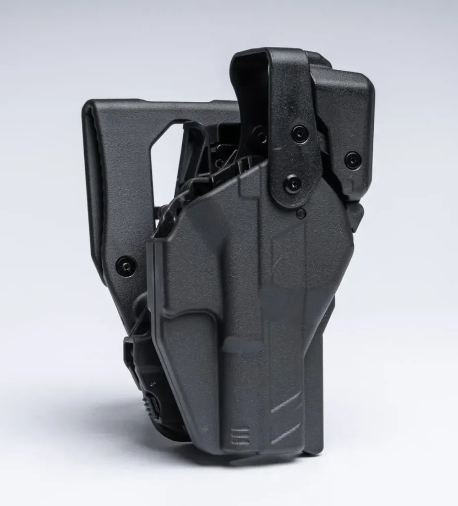 [R3-M-0880-BK-LH-L0-A0-B] Rapid Force Level III Duty Holster for S&W M&P9 10 4.25'' - Mid-Ride - No Light (Left Hand)