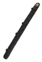 Laser Slim Grip Slotted Padded Belt (Black) Medium