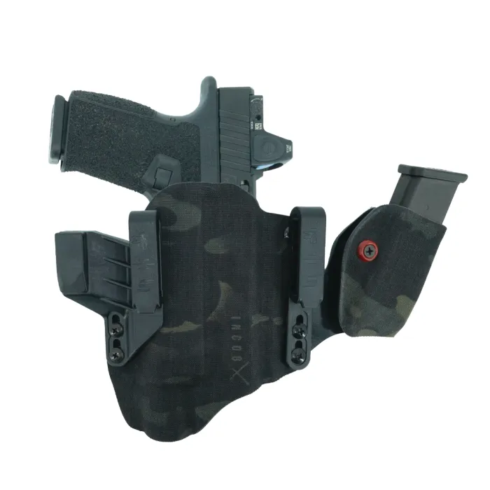 Incog X Holster for Glock G17/19 Large Light w/Mag Caddy (Multicam Black) - Haley Strategic/Safariland (Gaucher)