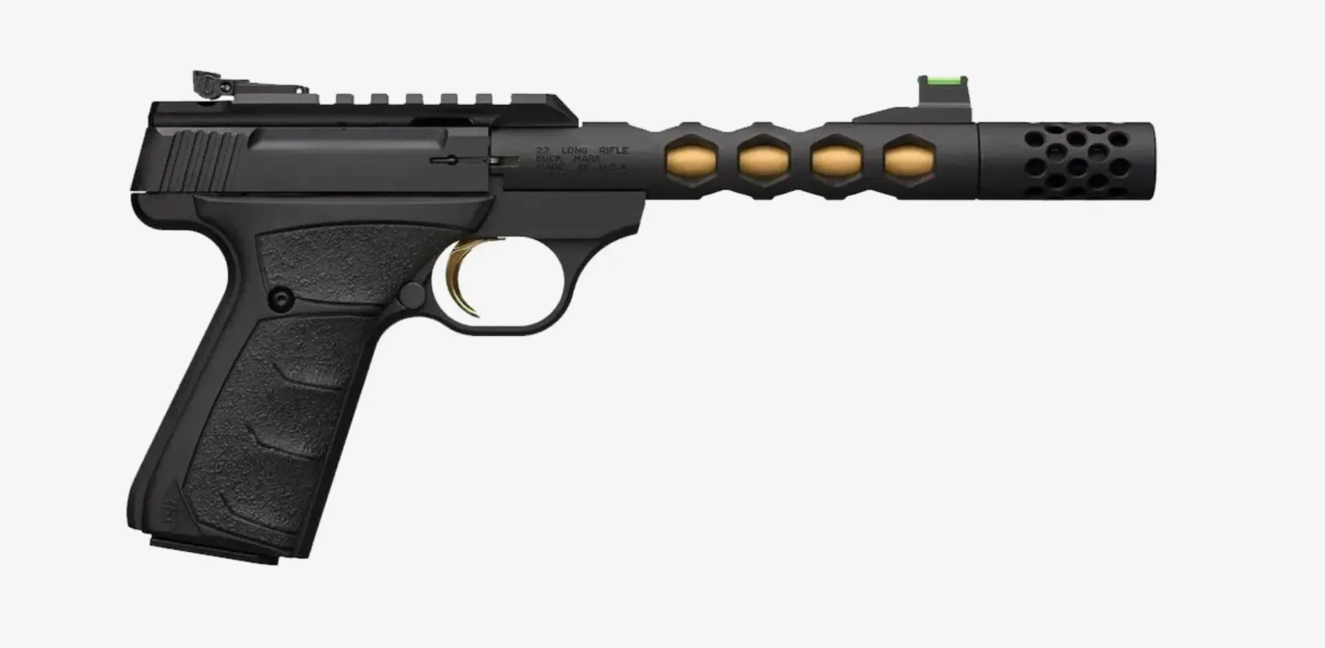 Buck Mark Black Gold Vision HEX UFX, calibre .22 LR  - Browning
