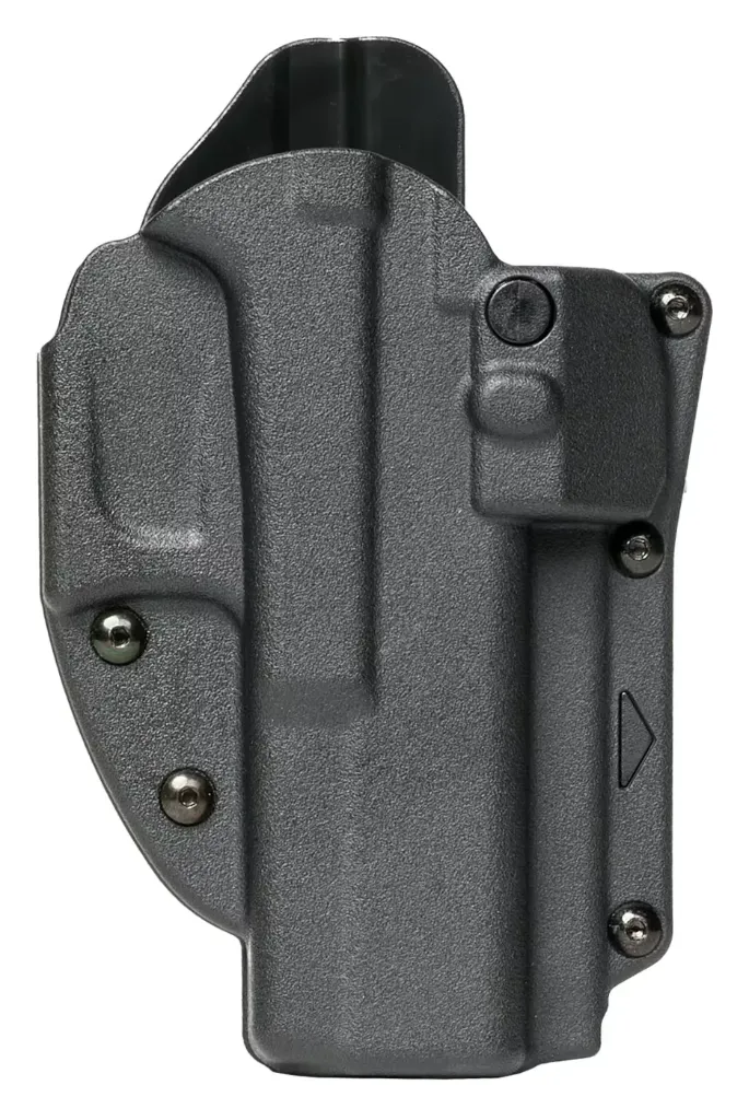 [R2-B-0057-BK-LH-L0-A0] Rapid Force Level II Duty Holster for Glock 19 - No Light - Locking Belt Slide (Black) Alien Gear (Left)