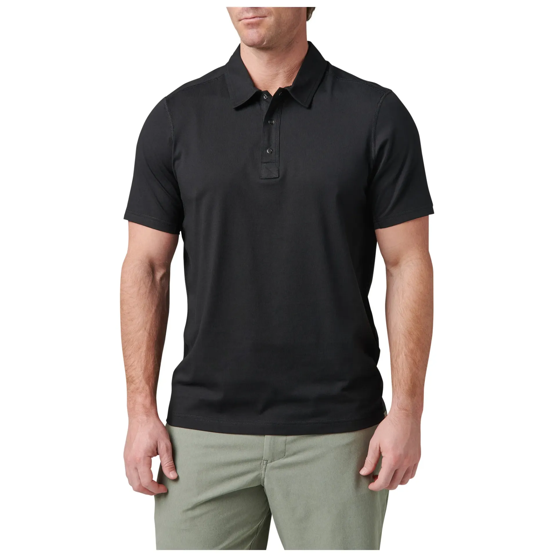 [41297.019-S] Archer Crest Polo (Black) - 5.11 Tactical (Small)