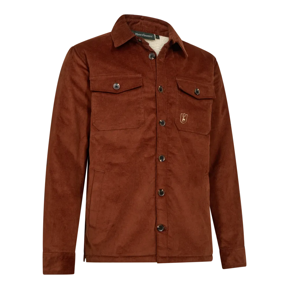 Sherpa Lined Corduroy Jacket (Rustleaf) Deerhunter