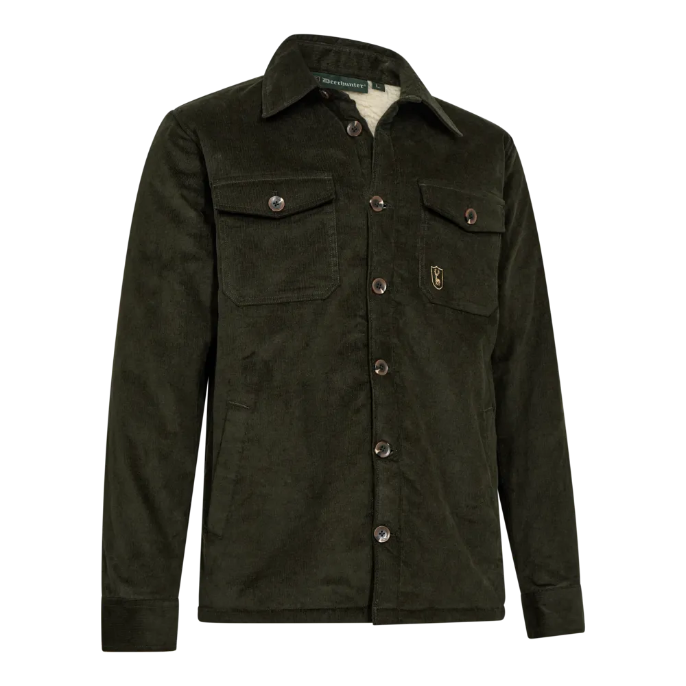[5645-393-S] Sherpa Lined Corduroy Jacket (Timber) Deerhunter (S)