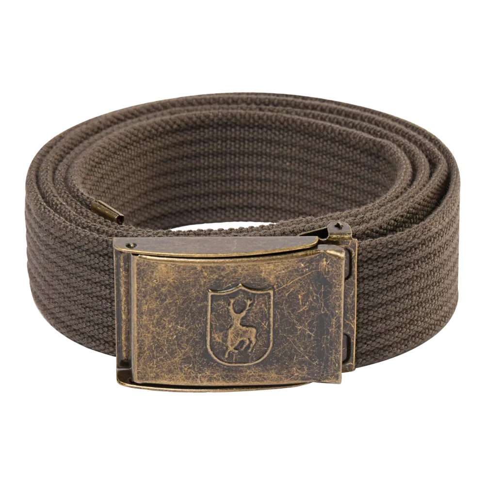 [8294-373-130 CM] Canvas Belt (Bark) Deerhunter