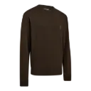 Harrington O-neck Knit (Brown Melange) Deerhunter