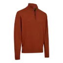 Harrington ½-Zip Knit (Oak Rust Melange) Deerhunter